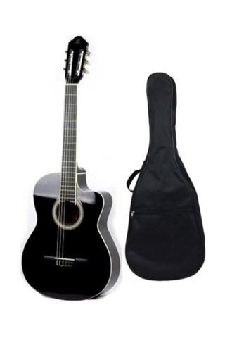 Barcelona Lc 3900 Cbk Cutaway Siyah Klasik Gitar