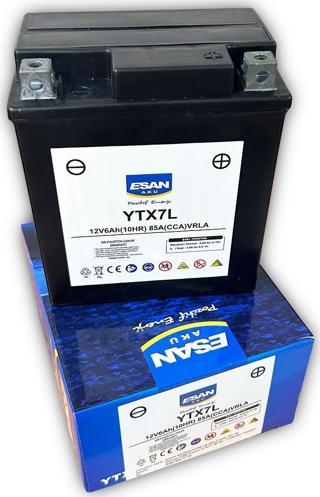 ESAN (SLA) YTX7L DIK 12V 6AH MOTOSİKLET AKÜSÜ