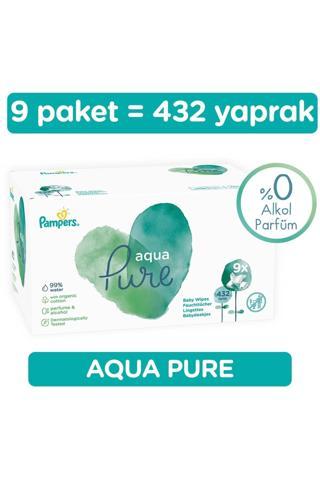 Prima Islak Havlu Aqua Pure 9 Lu Fırsat Paketi (432 Yaprak)