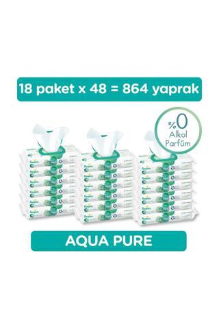 Prima Pampers Aqua Pure Islak Havlu 18 Paket 864 Yaprak