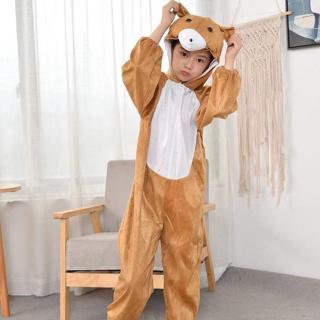 himarry Çocuk Ayı Kostümü - Maymun Kostümü 4-5 Yaş 100 cm