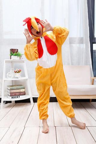 himarry Çocuk Horoz Kostümü - Tavuk Kostümü 6-7 Yaş 120 cm