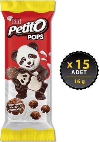 Eti Petito Pops 16 gr x 15 Adet