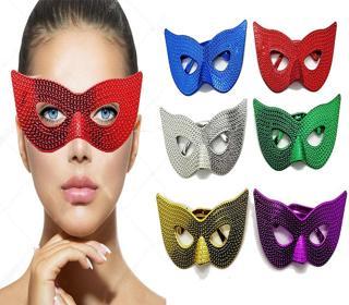 himarry Metalize Ekstra Parlak Maske Model Parti Gözlüğü 6 Renk 6 Adet