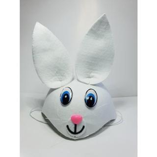 himarry Beyaz Renk Kulaklı Tavşan Şapkası Hayvan Şapkası