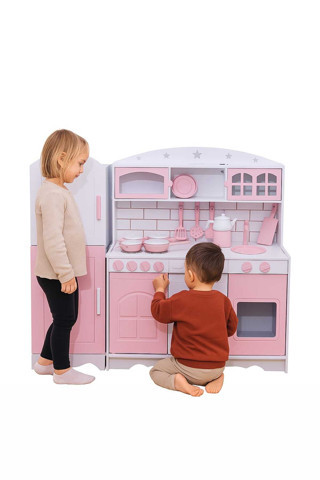 Özka Hobi Ahşap Buzdolaplı Tencere Ve Tava Setli