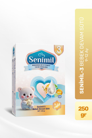 3 BEBEK DEVAM SÜTÜ 250 GR (9-12 AY)