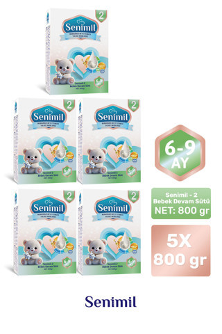 2 BEBEK SÜTÜ 800 GR (6-9 AY AY) 5 Lİ AVANTAJ PAKETİ
