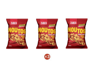 Züber Noutos Fırınlanmış Nohut Cipsi Chili 55 G (3 ADET)