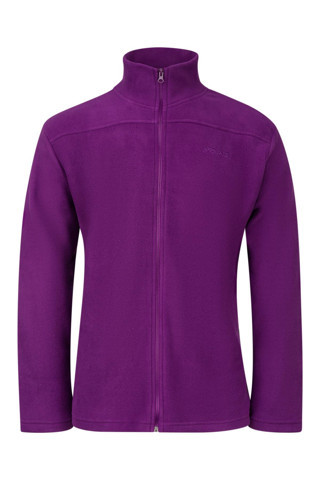 2AS Larry Erkek Tam Fermuarlı Polar Sweatshirt Mor