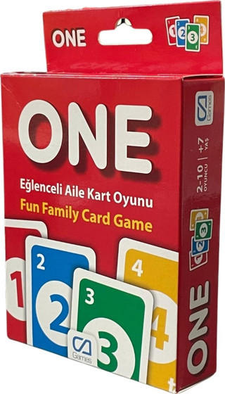 ONE 7+ Yaş Çocuklar için Süper Eğlenceli 2-10 Kişilik Aile Kart Oyunu