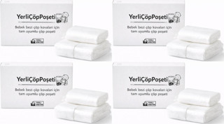 Mandaş Tommee Tippee Twist & Click Çöp Poşeti Tam Uyumlu Yerli (3 Lü Yedek Set) KOVASIZ (4 Lü Set)