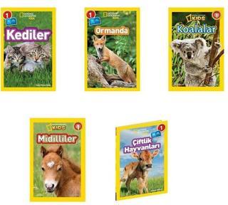 National Geographic Kids Okuma Kitapları Seviye 1 Tatlı Hayvanlar Seti - 5 Kitap Takım - Melissa Stewart - Beta Kids
