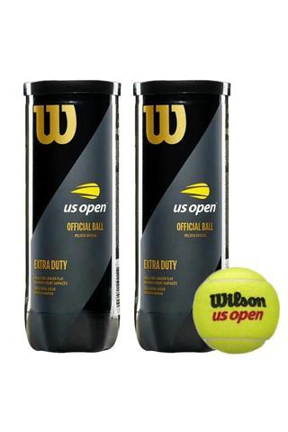 Wilson Tenis Topu Us Open Xd 3Lü 2 Kutu (Wrt106200) Sarı