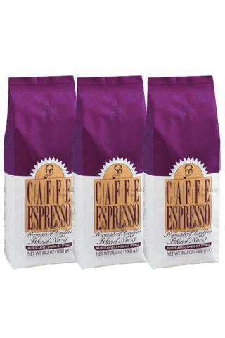 Kurukahveci Caffe Espresso Blend No:3 1 Kg 3 Adet