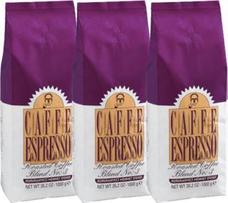 Kurukahveci Mehmet Efendi Caffe Espresso Blend No:3 1 Kg 3 Adet