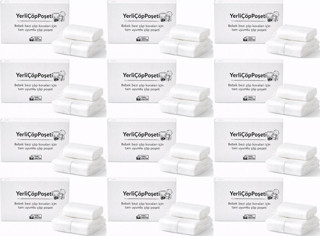 Mandaş Tommee Tippee Twist & Click Çöp Poşeti Tam Uyumlu Yerli (3 Lü Yedek Set) KOVASIZ (12 Li Set)