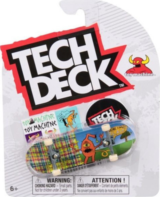 Tech Deck – Toy Machine – Ed Templeton Karakter Grafik – Parmak Kaykay