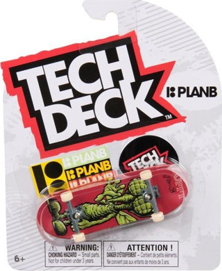 Tech Deck – Plan B Skateboards – Yeşil Canavar (Puffy) Grafik – Parmak Kaykay