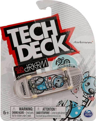 Tech Deck Parmak Kaykayı Tekli Paket 96 mm Darkroom Carnage
