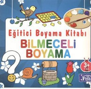 Eğitici Boyama Kitabı - Bilmeceli Boyama - Kolektif  - Parıltı Yayınları