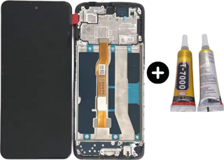 Teknik Evim Vivo Y28 V2352 Uyumlu Çıtalı A Kalite Lcd Ekran Dokunmatik + B7000