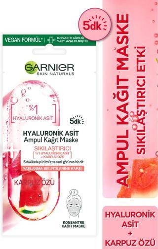Garnier Hyaluronik Asit Sıkılaştırıcı Ampul Kağıt Maske