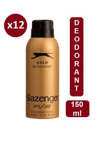 Slazenger Erkek Gold Deodorant 150ml X12 Adet