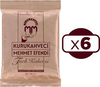 Kurukahveci Mehmet Efendi 6 x 100 gr Türk Kahvesi