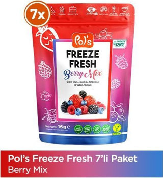 Pol's Freeze Fresh Berry Mix 16 g x 7 adet 