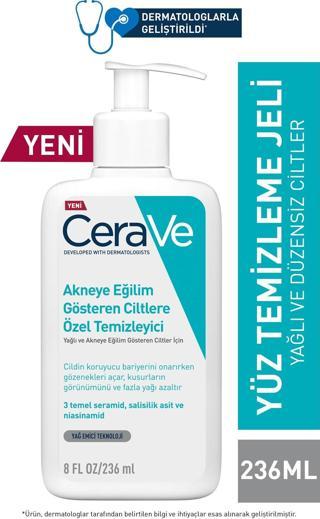 Cerave Akneye Eğilimli Ciltler İçin Özel Temizleyici 236 ml