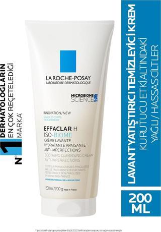 La Roche-Posay Effaclar H Iso Biome Temizleyici Krem 200 ml