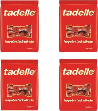 Tadelle Mini Fındık Dolgulu Sütlü Çikolata 200 Gr X 4 Pk