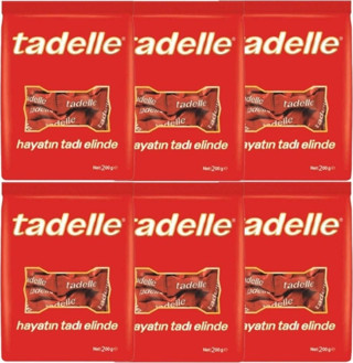 Tadelle Mini Fındık Dolgulu Sütlü Çikolata 200 Gr-6 Adet