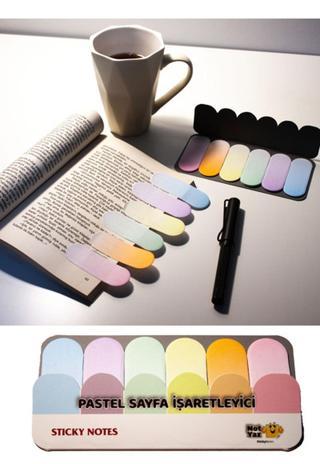 Paste Notes Pastel Renkli Kitap Sayfa Işaretleyici 6 Renkli