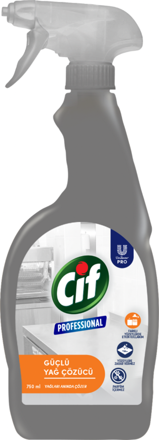 Cif Professional Güçlü Yağ Çözücü Sprey 750 ml 68686180