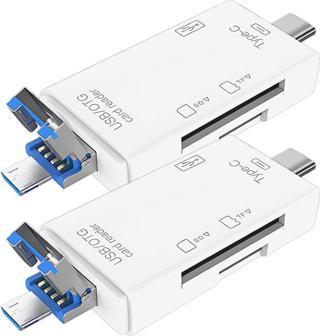 Torima 6 in 1 Kart Okuyucu Adaptör Usb-Otg Hub Type-C YD-40