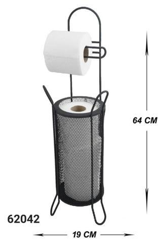 Doremcy Dekoratif Metal Tuvalet Kağıtlık Wc Kağıtlığı Tuvalet Kağıdı Standı Yedekli Tuvalet Kağıt As