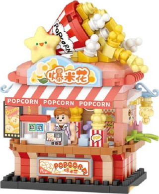 Tezgah Serisi: Mısır Standı 360 Parça Mikro Bloklar | 14+ Yaş | Stand Maketi