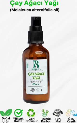Besler Şifa Çay Ağacı Yağı (Melaleuca Alternifolia) – Doğal Deodorant Ve Doğal Dezenfektan