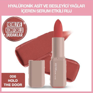 Maybelline New York Serum Etkili Hyalüronik Asit ve Besleyici Yağ Içeren Ruj - 006 Hold The Door