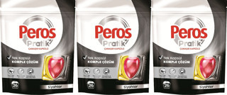 Peros Pratik Matik Çamaşır Deterjanı Kapsülü - Tableti 78 Adet Siyahlar (3PK*26)