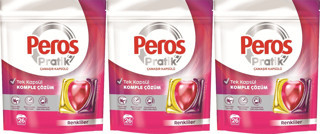 Peros Pratik Matik Çamaşır Deterjanı Kapsülü - Tableti 78 Adet Renkliler (3PK*26)