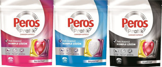 Peros Pratik Matik Çamaşır Deterjanı Kapsülü - Tableti 78 Adet (3PK*26) (Karma Set)