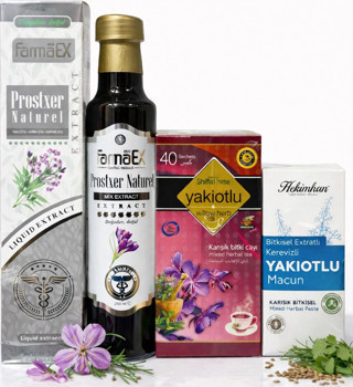 Çare Burada ÇareBurada Yakıotu Ekstrakt 250 ml. - Yakıotlu 40'lı Poşet Çay - Yakıotlu Macun 420 gr. Set