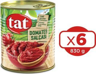 Tat Domates Salçası 830 gr 6 lı