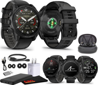Garmin Tactix 8 47mm AMOLED Ekranlı Akıllı Saat, Dahili El Feneri, 16 Günlük Pil Ömrü, Birinci Sınıf Taktik GPS Akıllı Saat, Uygulamalı Balist...