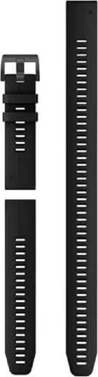 Garmin Yedek Kordon Boyutu 22 mm, 3 parçalı, Silikon Dalış Bandı, Siyah