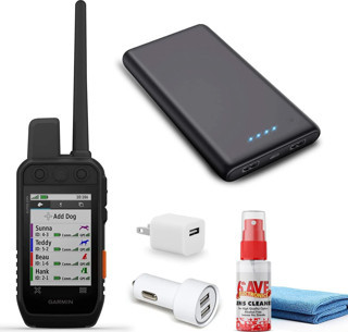 Garmin Alpha 200i El Tipi Köpek Takip Cihazı, inReach Teknolojisini Kullanır, Güneş Işığında Okunabilen 3,6" Dokunmatik Ekran (010-02230-50), Taşınabilir Güç Bankası, USB A...