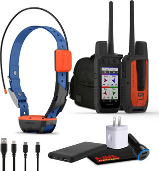Garmin Alpha 200 Plus Köpek Takip ve Eğitim GPS El Tipi + Köpekler için T20 Takip Tasması Saha Çantası ve Daha Fazla Aksesuarla Paket
